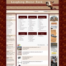 Laughing Horse Tack Website Design